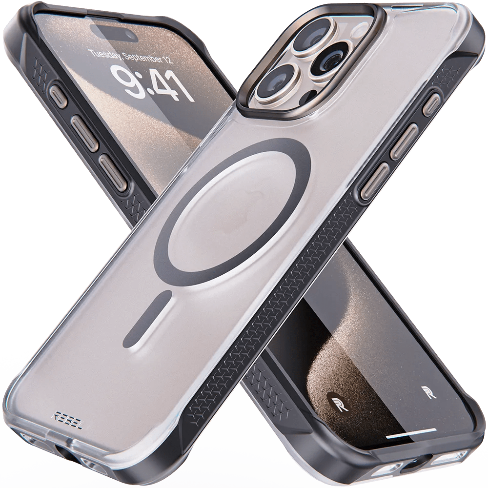 Frosted Series GEN5 iPhone 15 Pro Max / Black / Yes Frosted Series GEN5 iPhone 15 Pro Max / Black / Yes