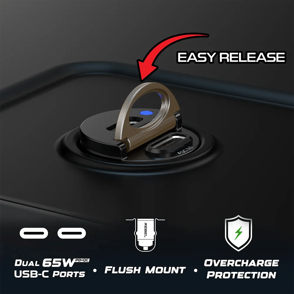 Dual 65W USB C Car Charger - Phone Rebel