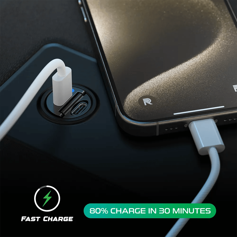 45W Dual USB C Fast Car Charger - Phone Rebel