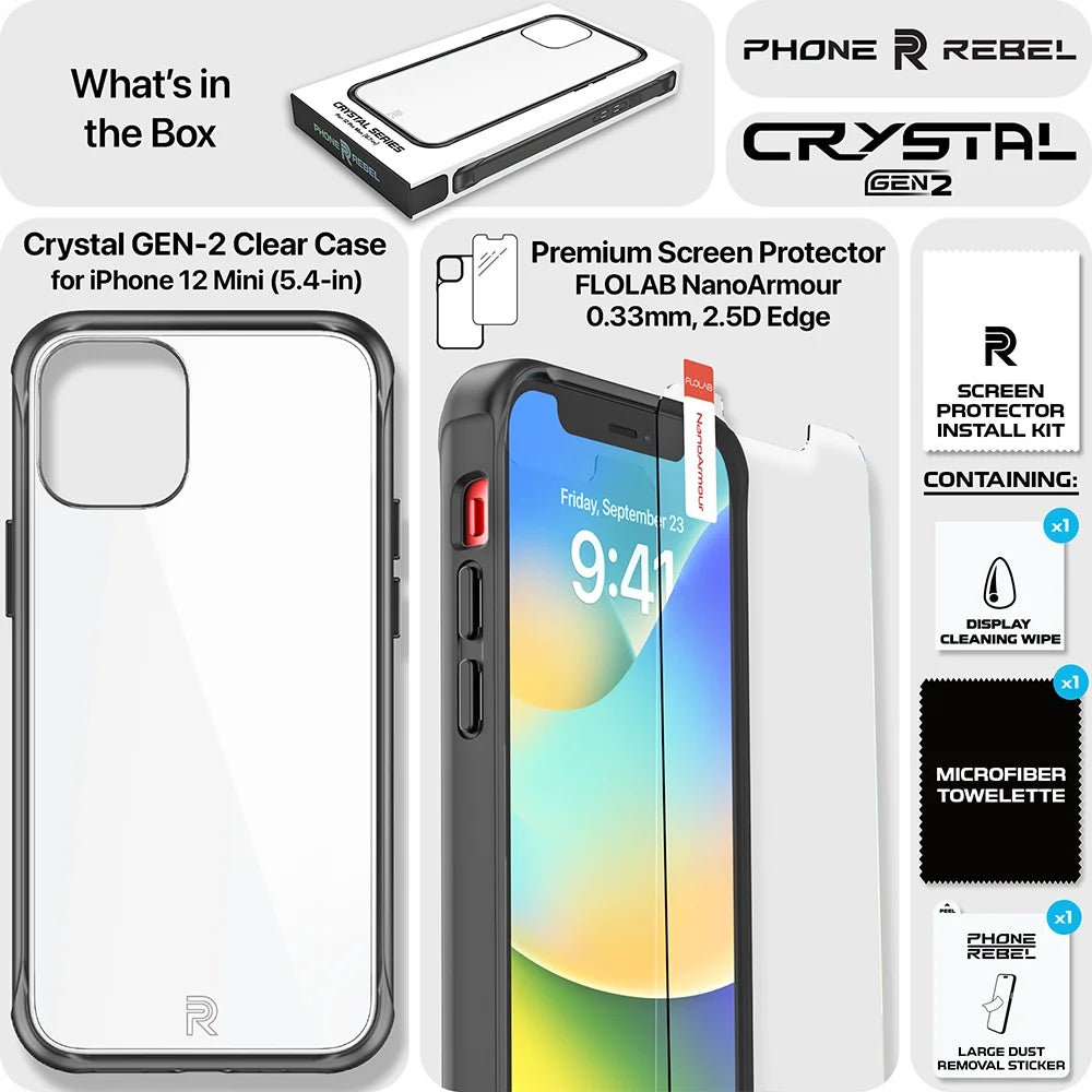 Coque Crystal 2 en 1 Iphone 12 Pro